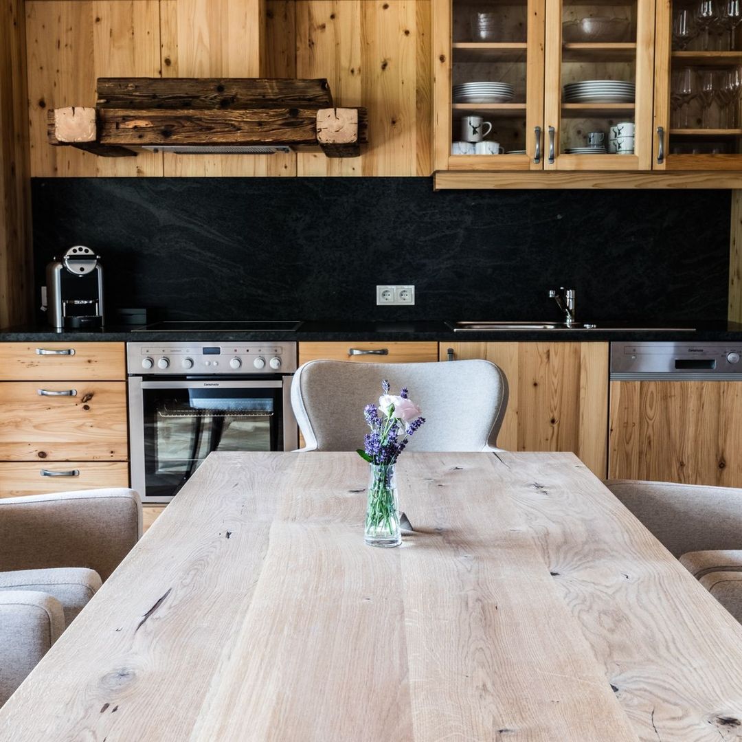 Kitchen in an apartment at the Zeidelhof